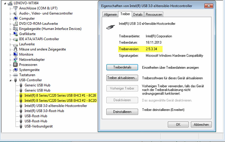 intel usb 3.0 host controller driver windows 7
